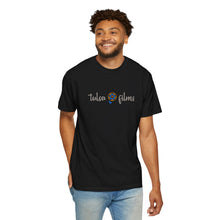 Load image into Gallery viewer, Tulsa Films Reto Logo Vintage Black Tee Shirt - Unisex
